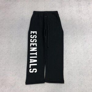 Fear of God Black Wide Leg Lounge Pants